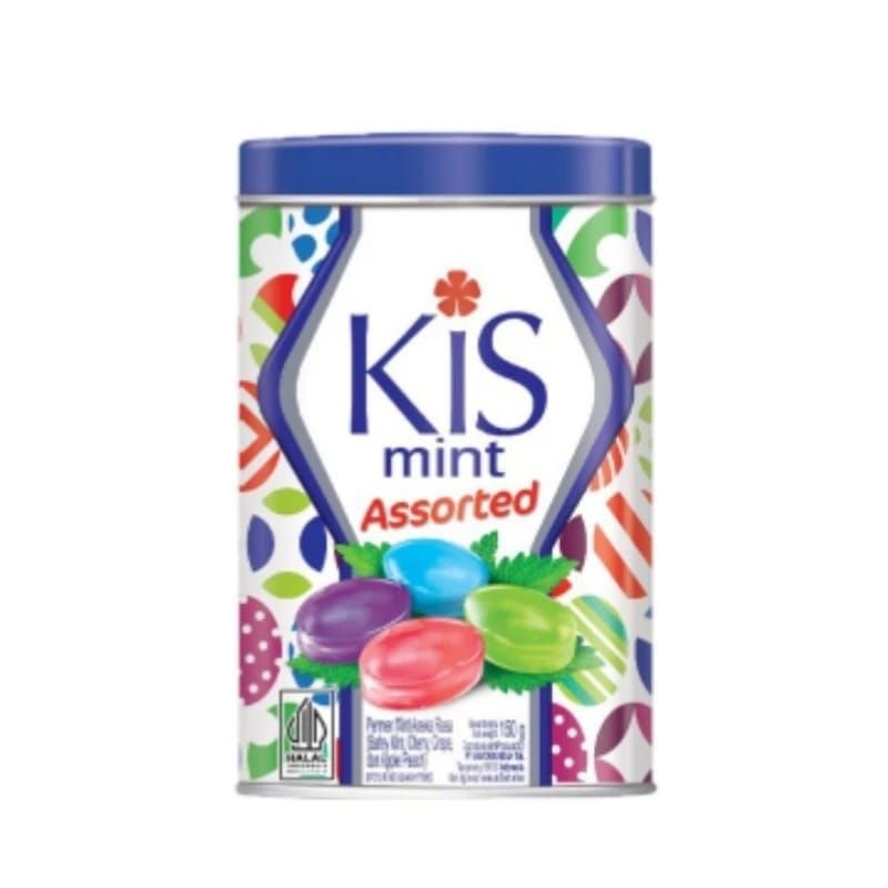 

Permen Kis Mint Assorted 150gr Hard Candy Kiss Aneka Rasa Buah Barley , Cherry , Grape , Apple Peach