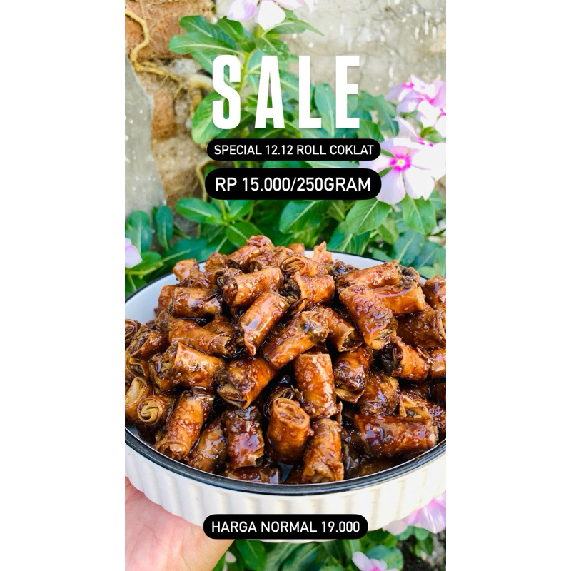 

SALE ROLL COKLAT KEMASAN 250 GRAM