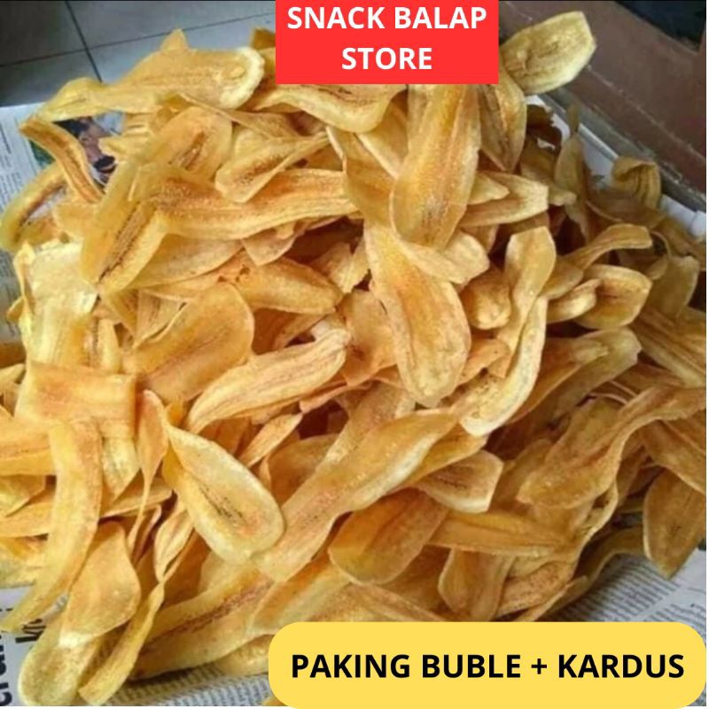 

Keripik Pisang Asin Gurih 250gram Asin gurih pisang nangka atau kepok