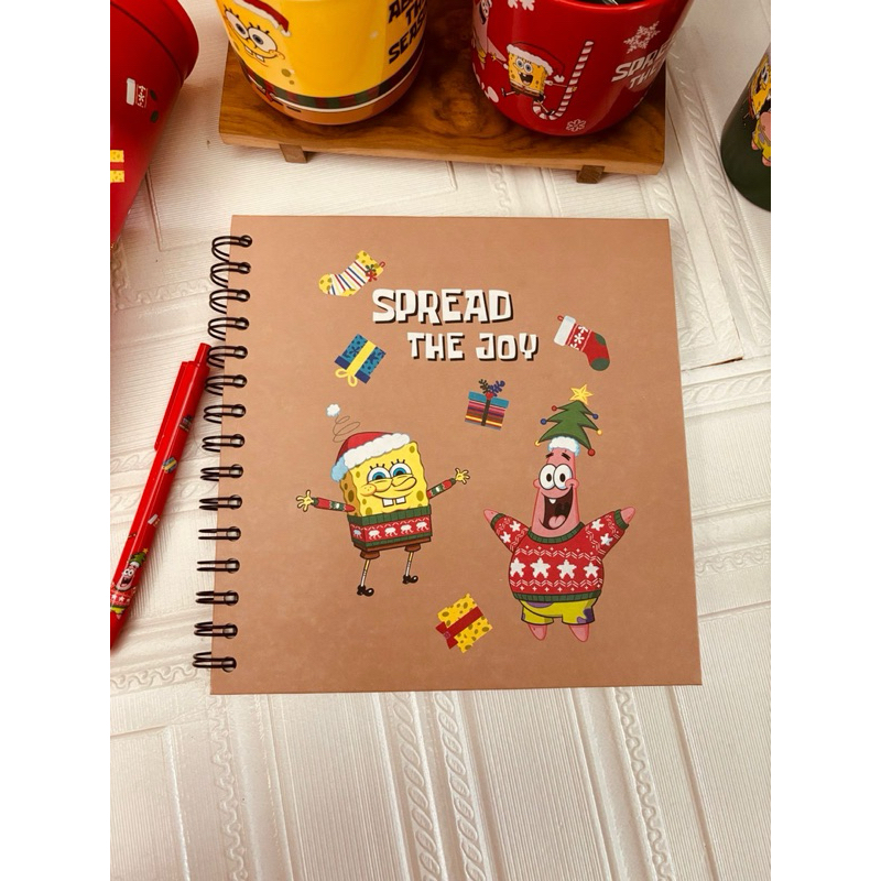 

Starbucks Spongebob Notebook Plus Pen