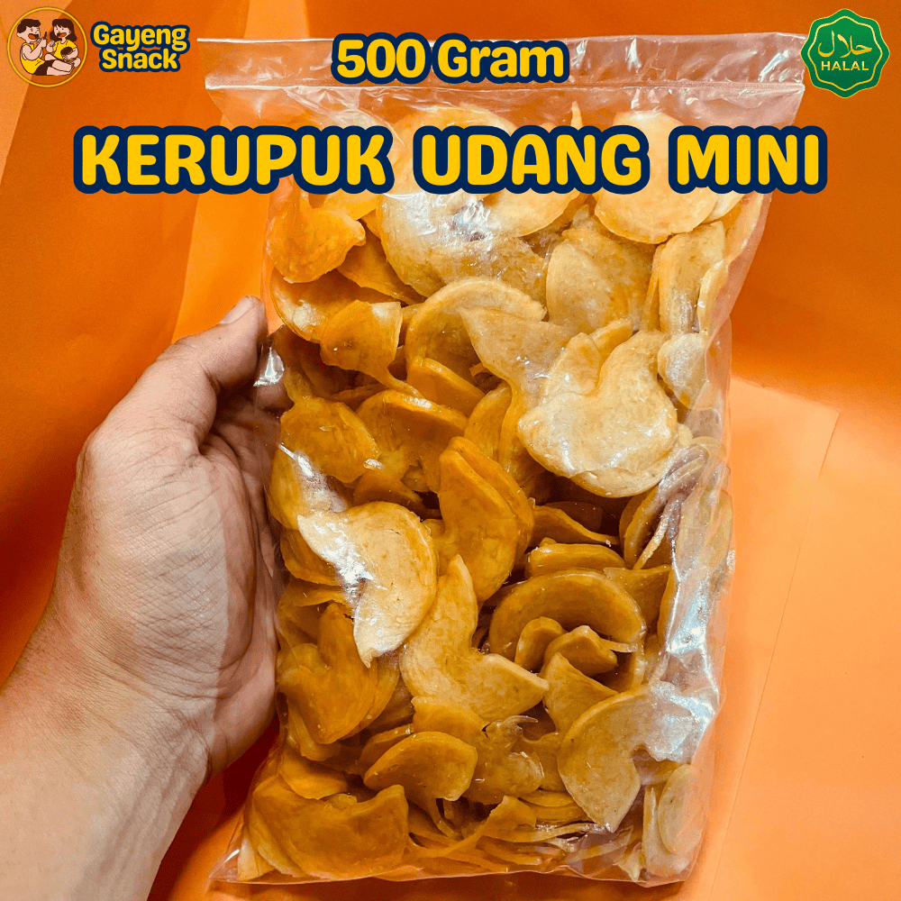 

Kerupuk Mentah Udang Mete - Kerupuk Udang Mini Kecil Rasa Udang 500gr