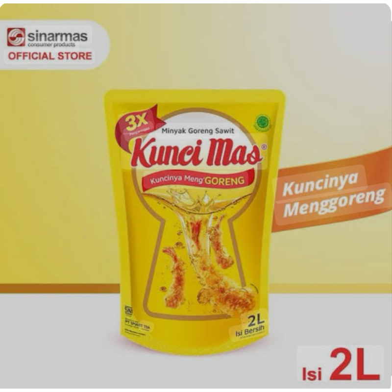 

Kunci Mas 2L Minyak Goreng Premium 1 Dus