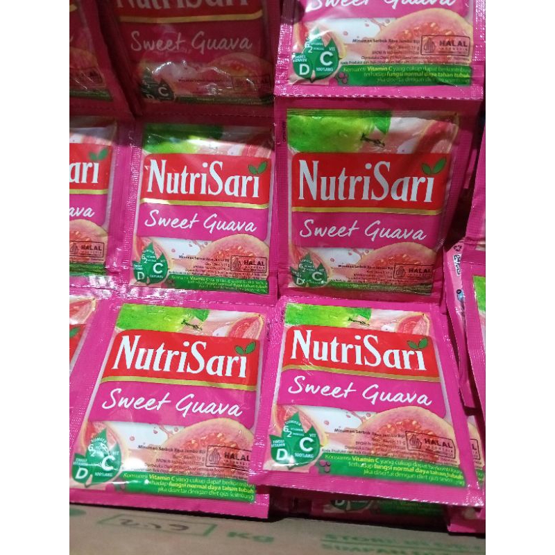 

Nutrisari Sweet Guava Soft Drink 1 renteng isi 10