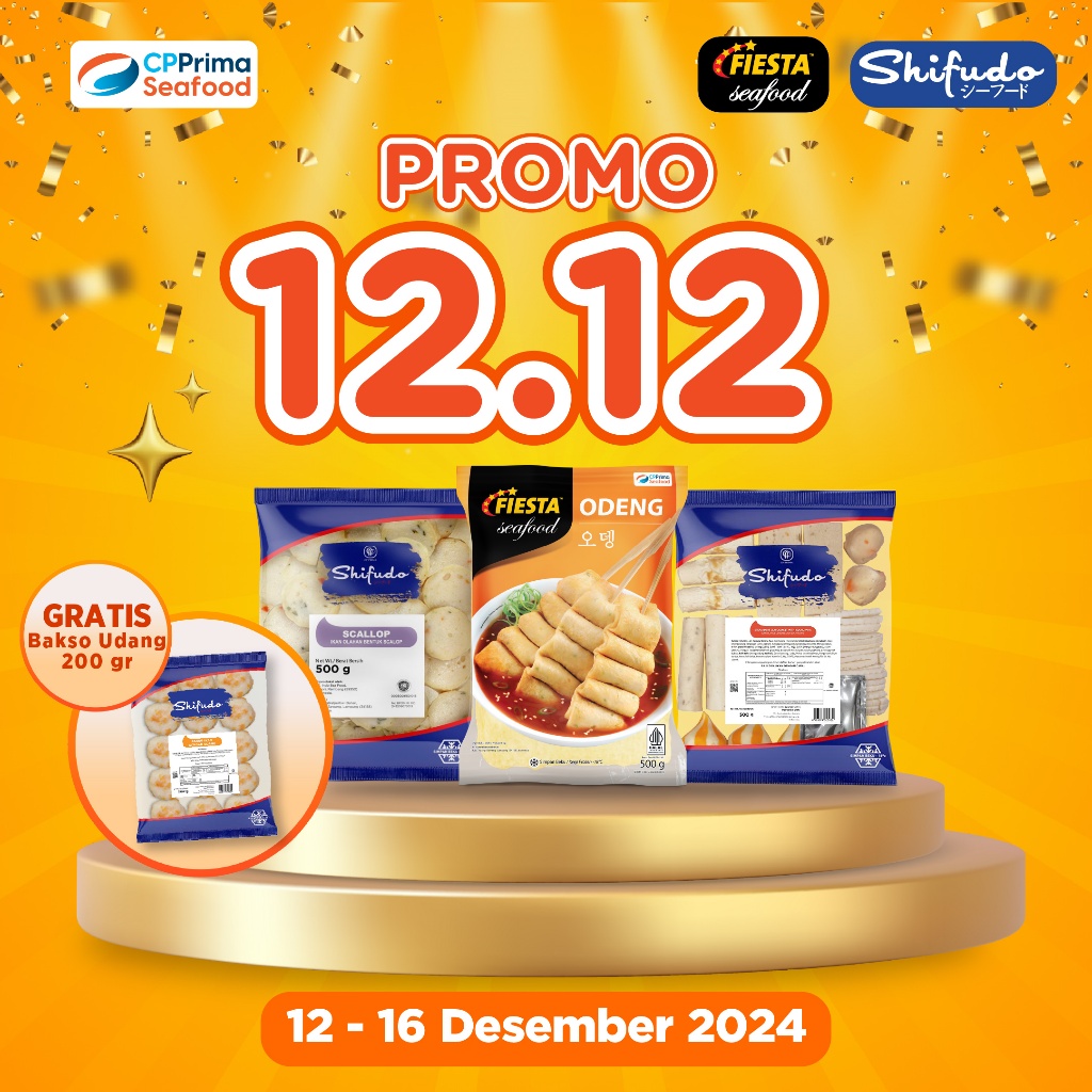 

Paket 12.12 Gratis Bakso Udang