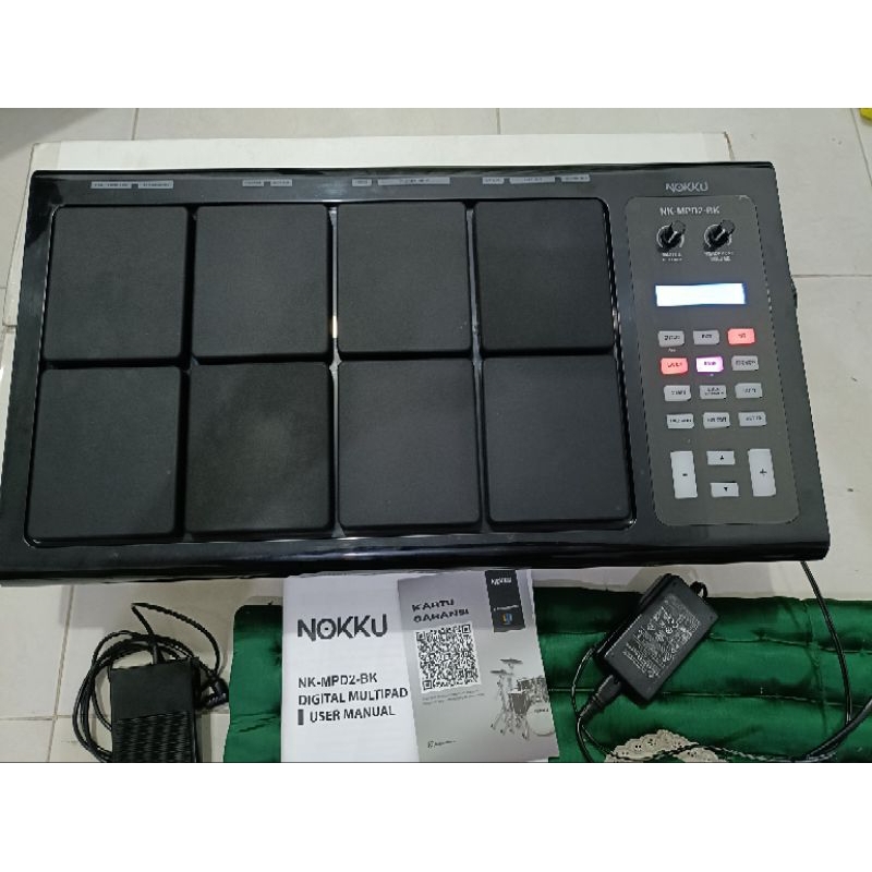 NOKKU Mpd2 black drumpad drum elektrik asesoris perkusi second multipad percussion kendang