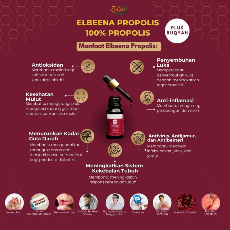 Propolis murni 100% Zeeida