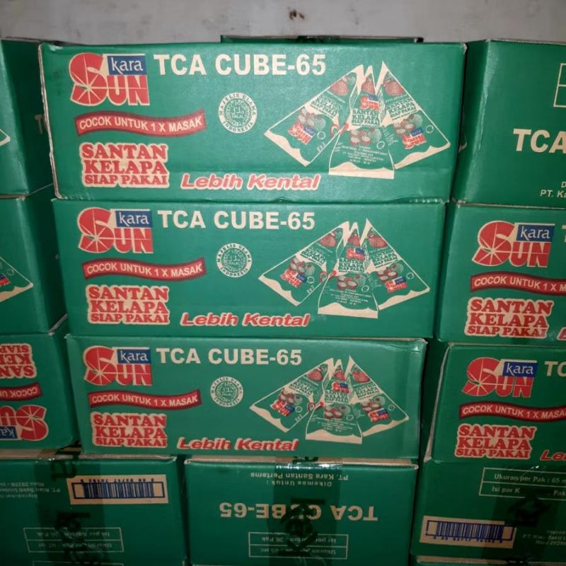 

santan kara 65 ml isi 36 karton/dus Kara TCA Cube-65 Santan Kelapa Siap Pakai Lebih Kental