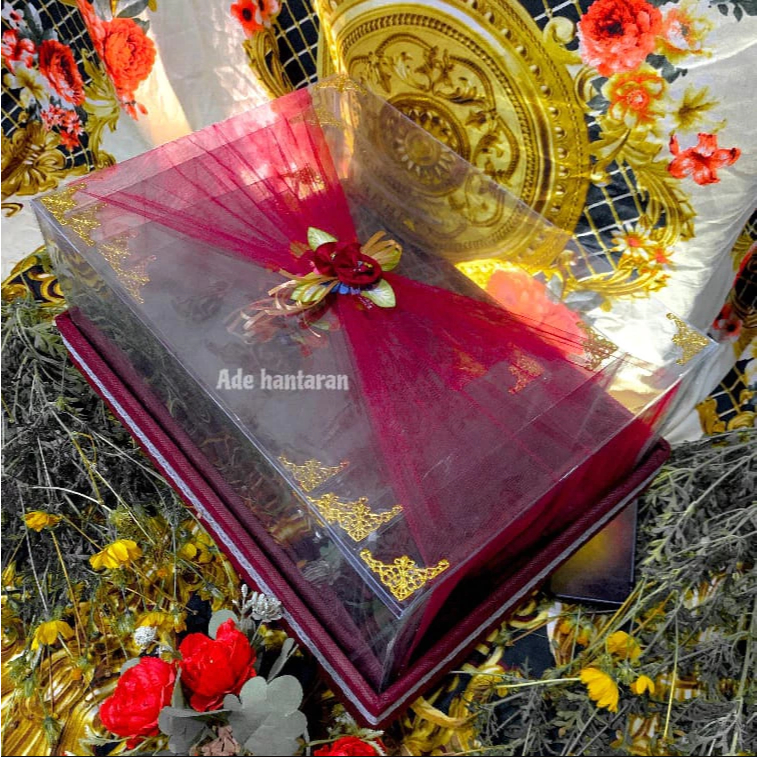 

Kotak Seserahan Pernikahan Set Lengkap isi 4 Box Hantaran Parcel Mika Unik Kekinian