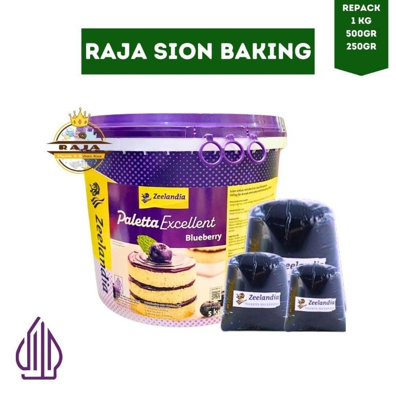 

Selai Paletta Excellent Blueberry REPACK 250gr / Zeelandia