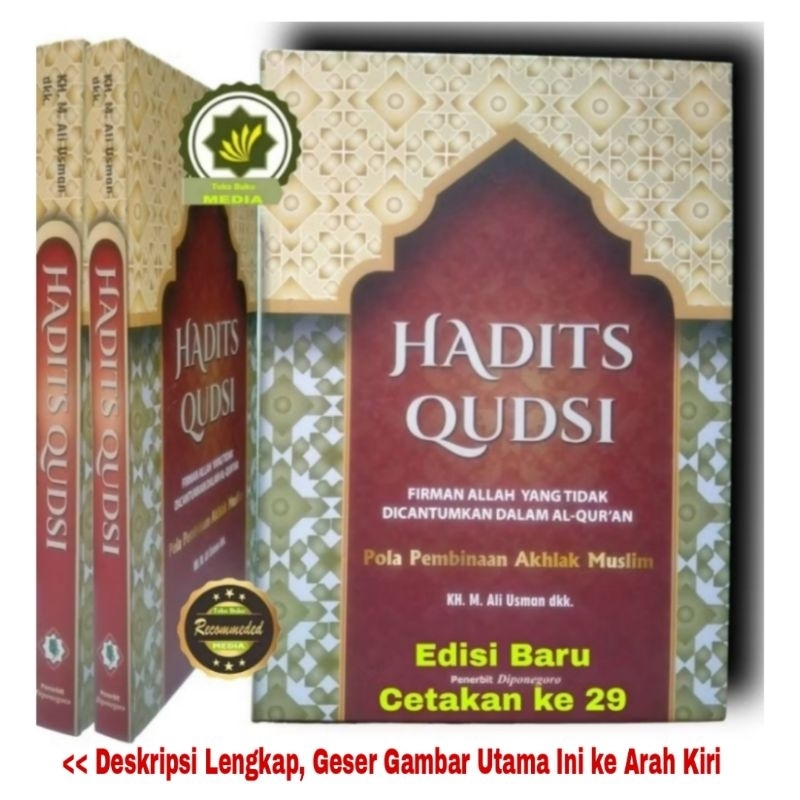 Buku HADITS QUDSI Firman Allah Yang Tidak Dicantumkan Dalam Al-Qur'an - Kumpulan Hadis Qudsi Hadis H