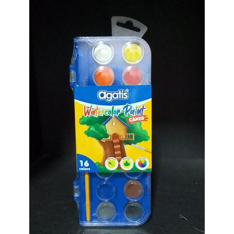 

(1 PCS) WATERCOLOR PAINT CAKES 16W AGATIS
