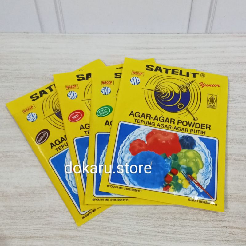 

Agar agar Satelit Ecer Sachet 5gr