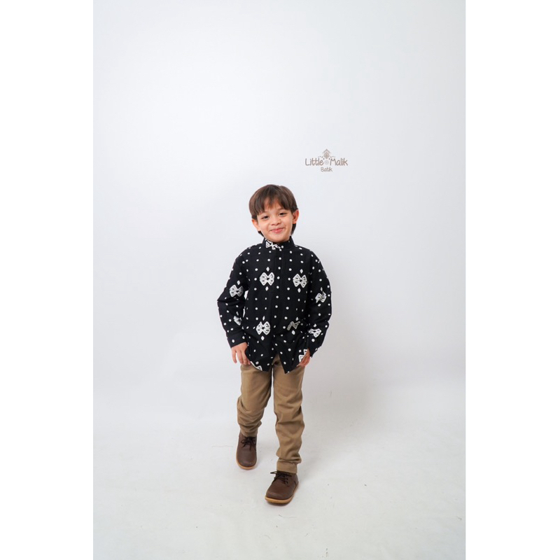 Kemeja Batik Anak Lengan Panjang By Little Malik Batik, Garutan