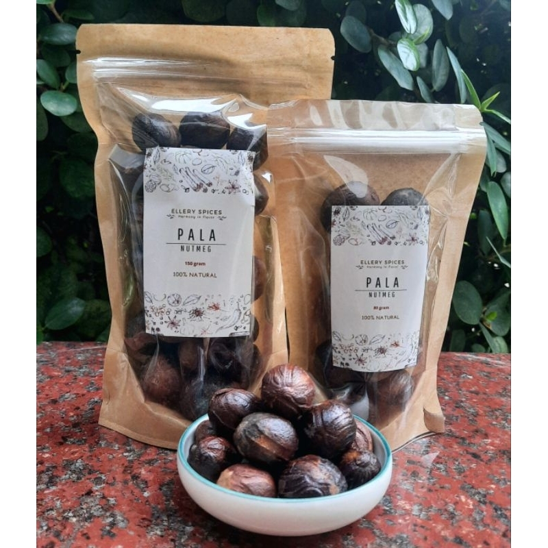 

Nutmeg/ Biji Pala Kering Cangkang 80 gr dan 150 gr