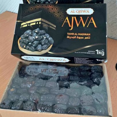 

Kurma Ajwa AL QISWA Premium 1 kg Kurma Nabi AlQiswa 1KG