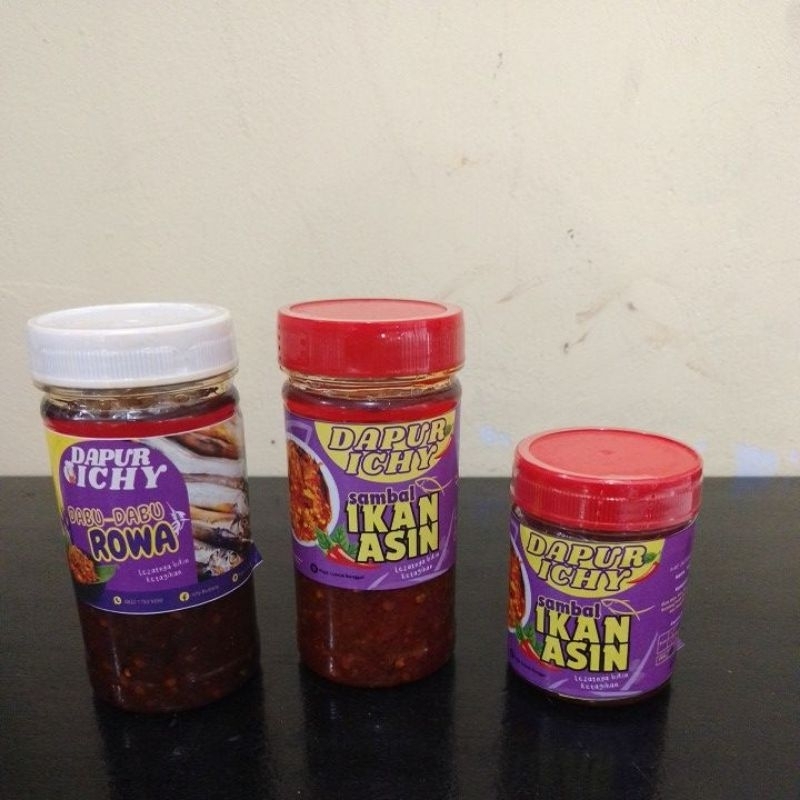 

DAPUR ICHY Sambal Ikan Rowa Ikan Asin Oleh-Oleh Khas Luwuk Banggai