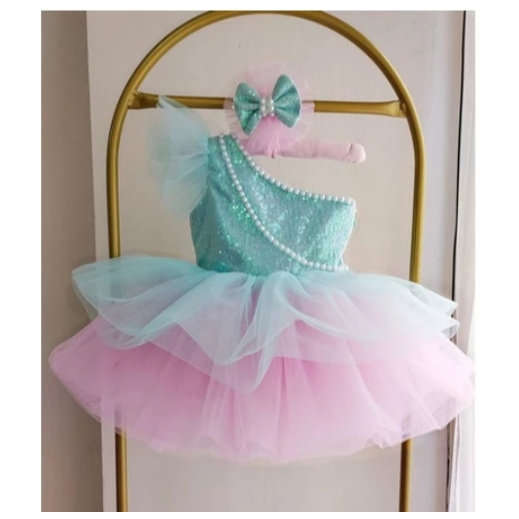 dress AURA MERMAID dress pesta ulang tahun anak perempuan photo shoot kondangan ultah pesta