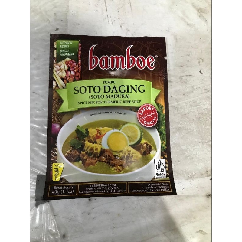 

Bamboe Bumbu Instan Soto Daging
