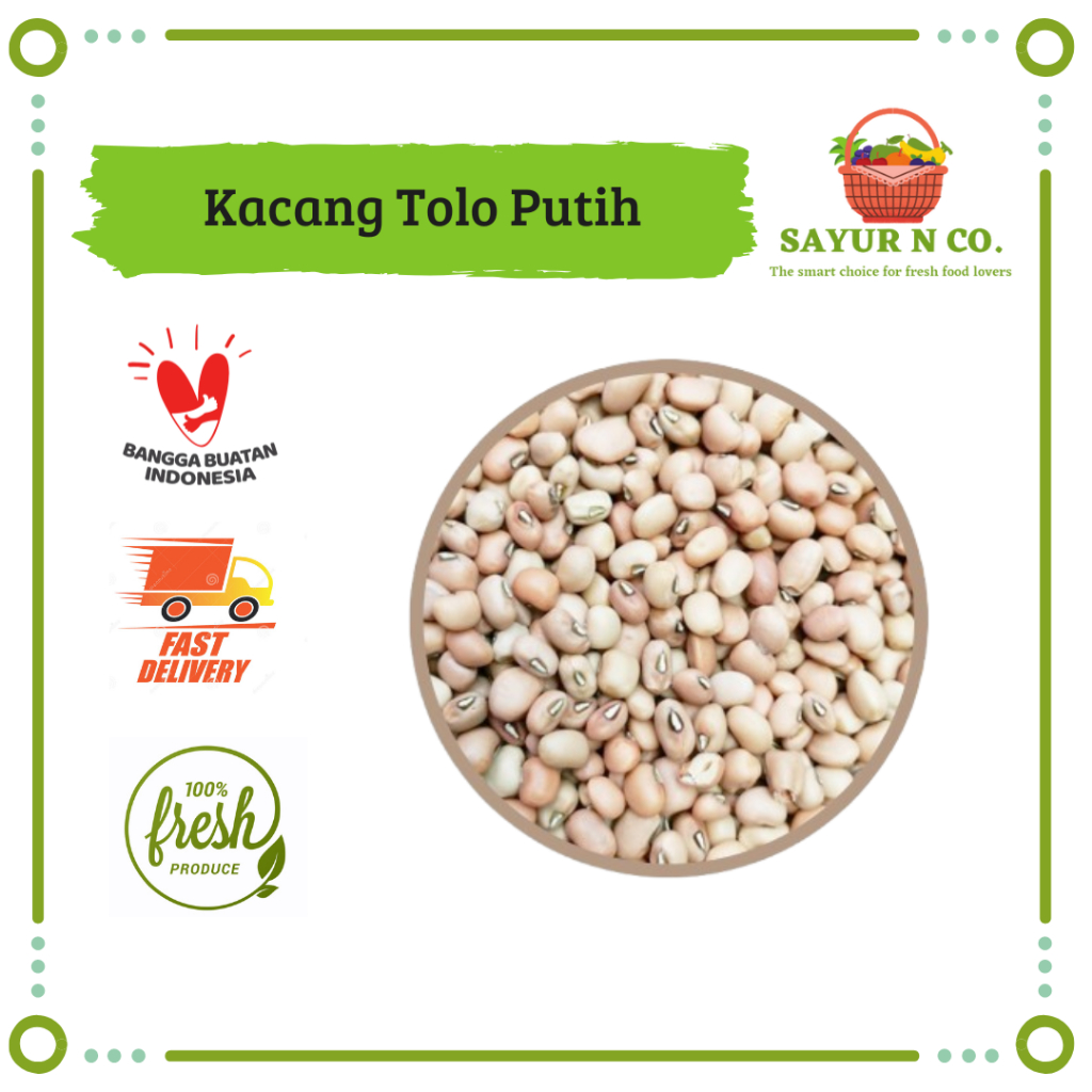 

Kacang Tolo / Kacang Tunggak Putih | Sayur N Co Bekasi