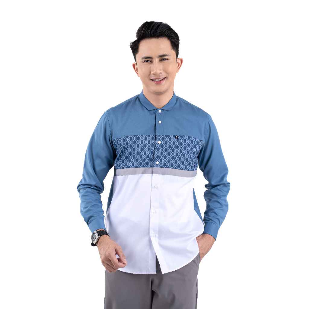 Fadkhera Muzaffar Baju Kemeja Koko Modern Fadkhera