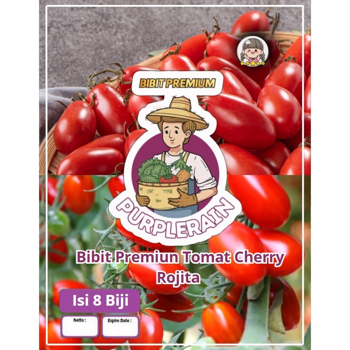 Bibit Premium Tomat Cerry Rojita | Benih Tomat Mini F1 Rojita