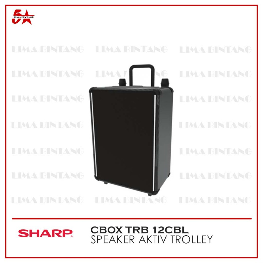 SHARP SPEAKER ACTIVE TROLLEY SERIES CBOX TRB-12CBL / CBOX TRB12CBL