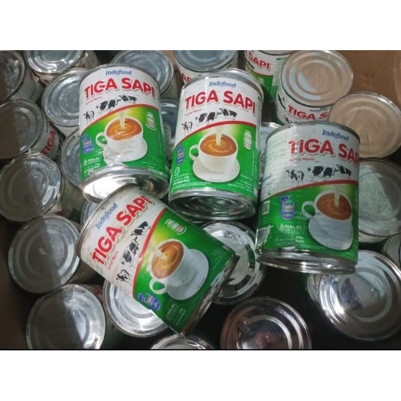 

susu kental manis tiga sapi exp.aman 490ml