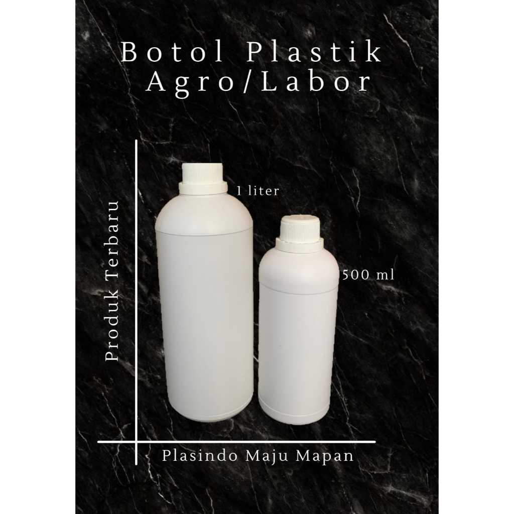 Botol Labor Agro - Botol Labor - Botol Agro HDPE - Botol Plastik - Botol Chemical Kimia