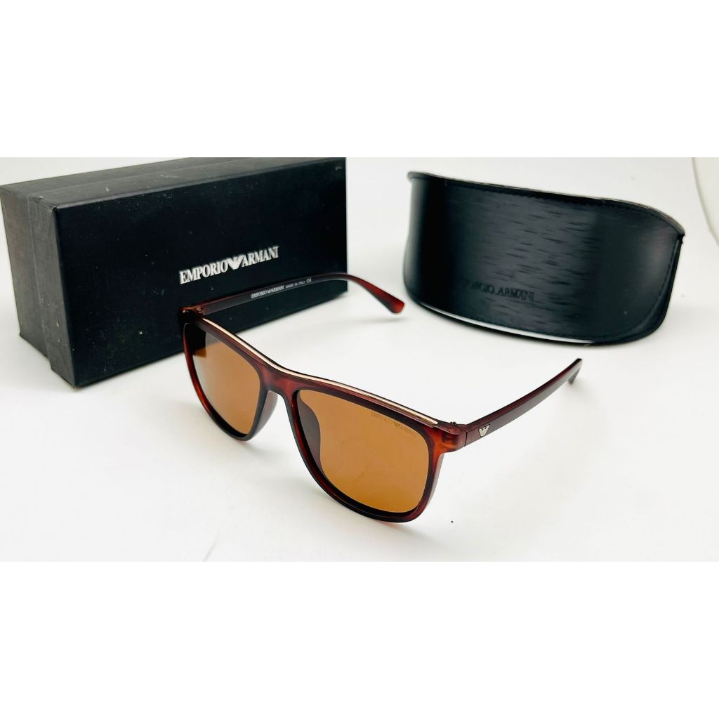 KACAMATA EMPORIO ARMANI POLARIZED+ANTIRADIASI UV400 LENSA BROWN