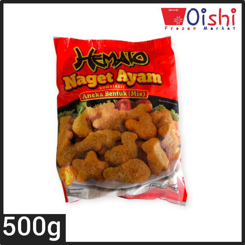 

Hemato Naget Ayam Mix 500g Chicken Nugget