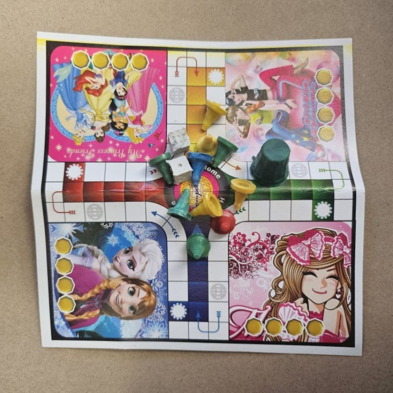 mainan ludo ular tangga kecil / mainan anak jadul / mainan ludo murah