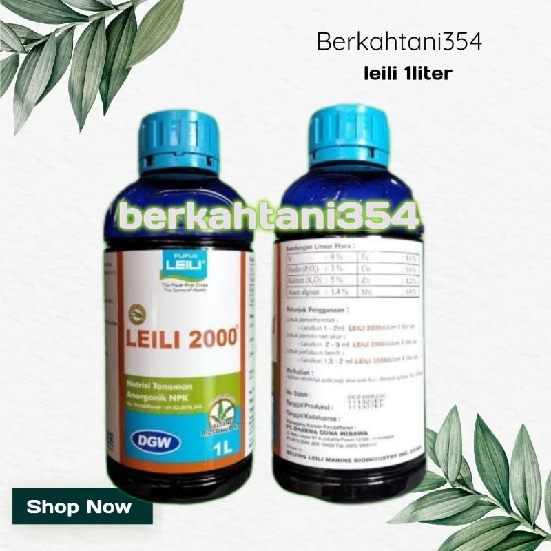 Pupuk Anorganik Cair LEILI 2000 - 1000ml PUPUK CAIR LEILI 2000 1liter  pupuk leili 1liter pupuk lail
