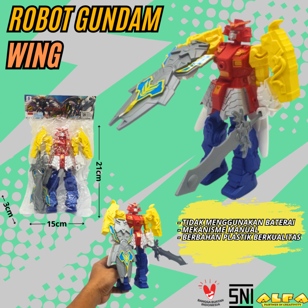 Toko Mainan ALFA Robot Gundam Wing BP9500