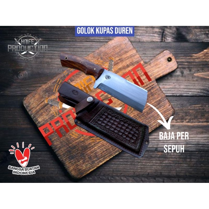 New Pisau Duren Full Tang Golk Belah Duren
