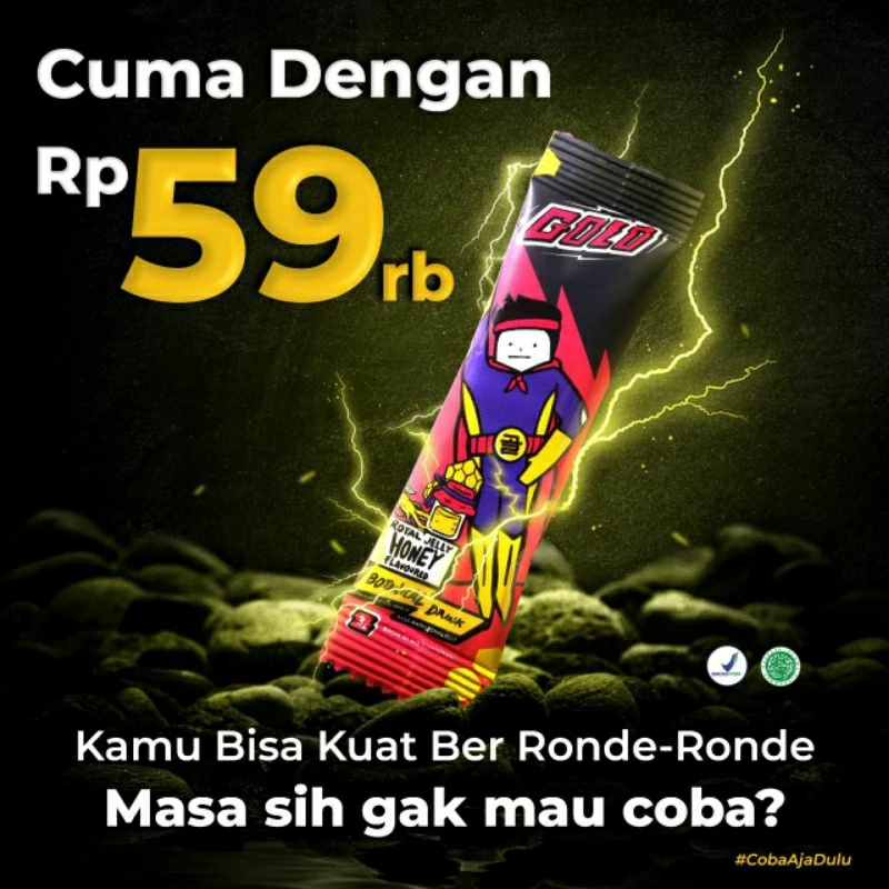 

Golo Ginseng Minuman Botanical Drink Rasa Royal Jelly | Rasa Banana Gingseng Original