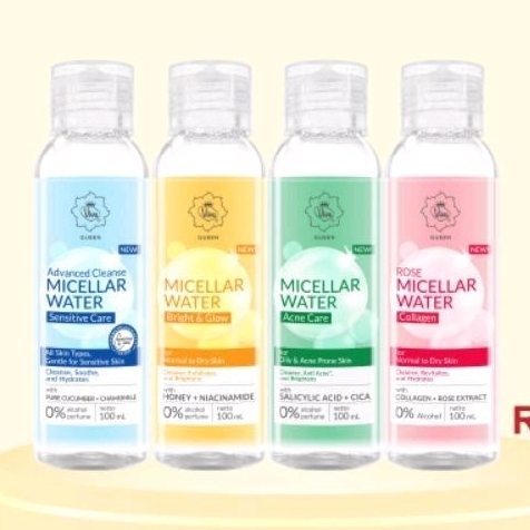 Viva Queen New Micellar Water Bright to Glow, Acne Care 100ml BPOM