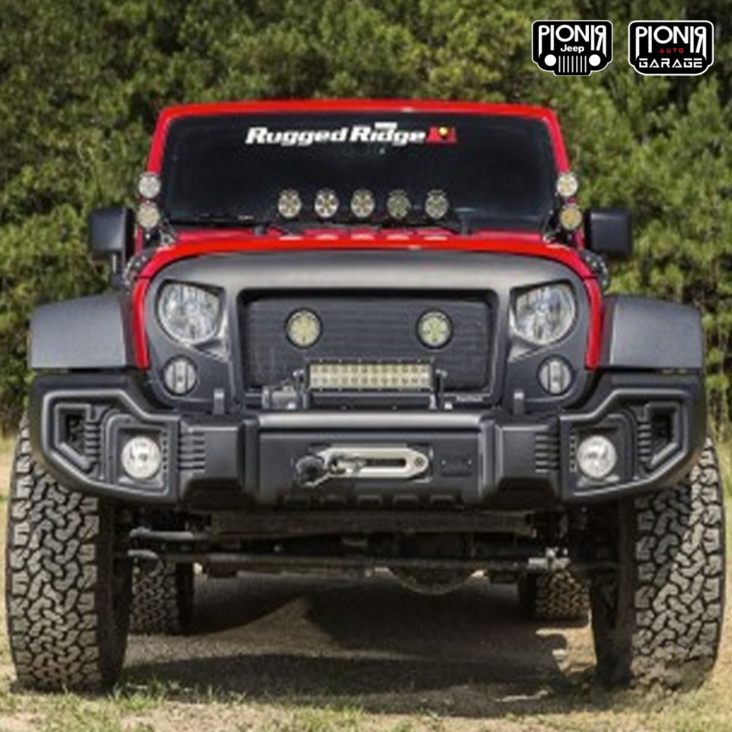 Bumper Set Model Rugged Ridge Spartacus Without Hoop Jeep Wrangler Rubicon JK Aksesoris Jeep