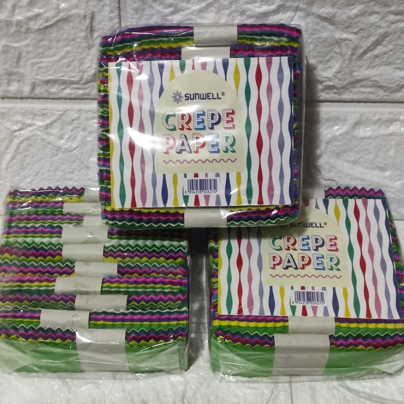

(1 Bungkus) Kertas Crepe Potong - Kertas Krepe - crepe paper color - kertas krep - Krep potongan warna campur - Kertas Crape - Kertas cape potong