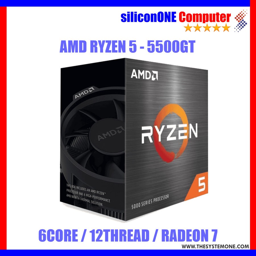 AMD Processor RYZEN 5 - 5500GT BOX RYZEN5