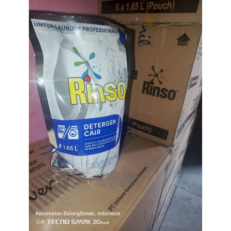 Rinso matic 1.65liter/rinso cair 1.65 liter