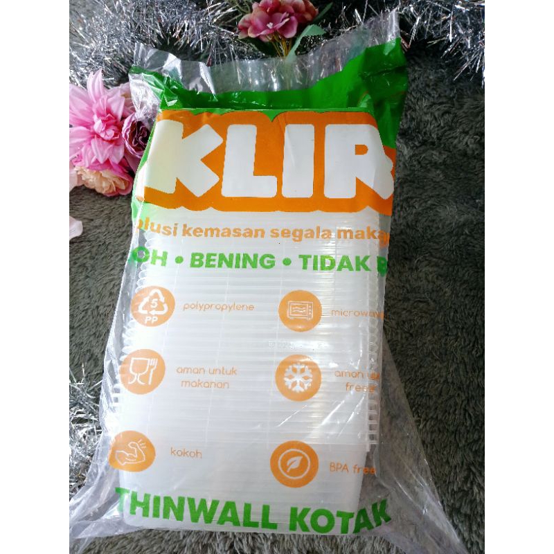 Thinwall Klir Square 1000ml
