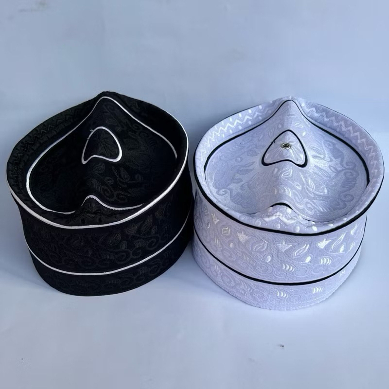 PECI HITAM, PECI PUTIH POLOS, OMAN BANGLADESH UNTUK ANAK LAKI-LAKI DAN DEWASA, TERMURAH , PREMIUM QU