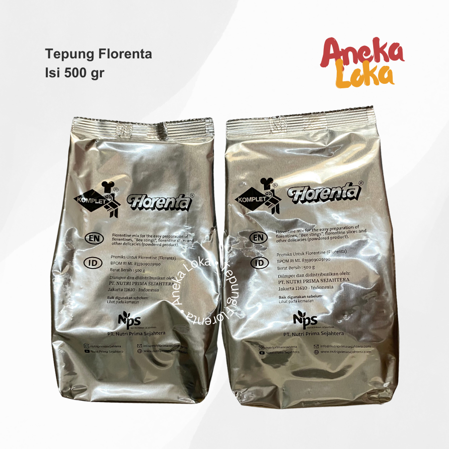 

Tepung Florenta - Tepung Premix Florentine Cookie Isi 500 gr