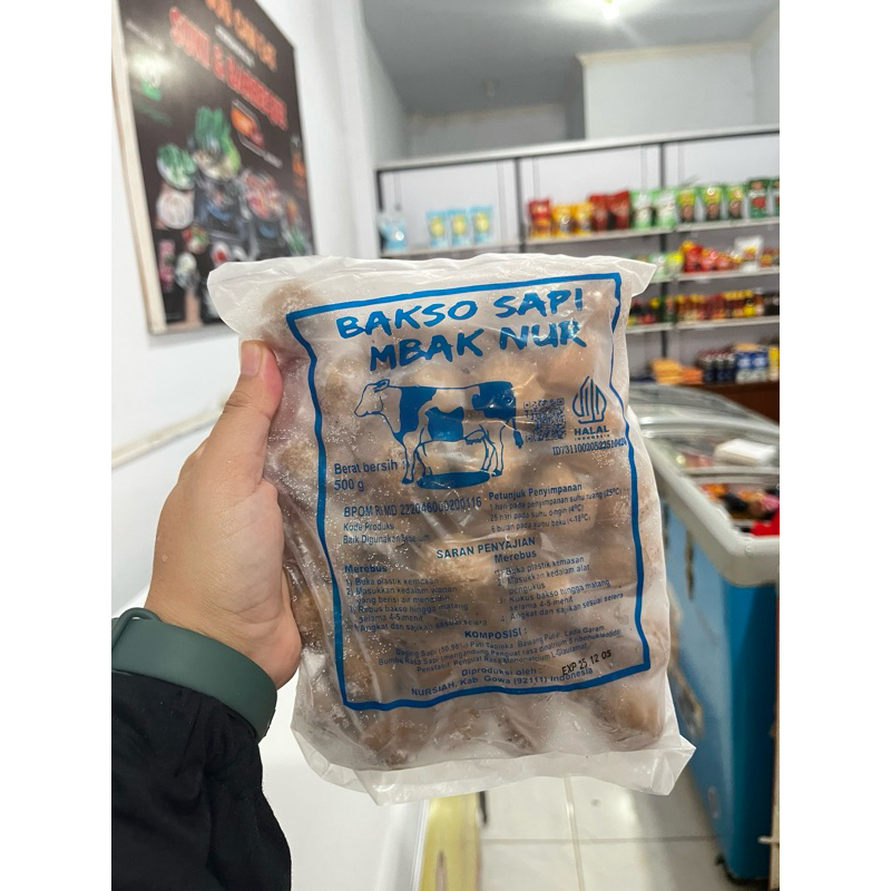 

MBAK NUR BAKSO SAPI 500 GRAM DENGAN BERBAGAI VARIAN