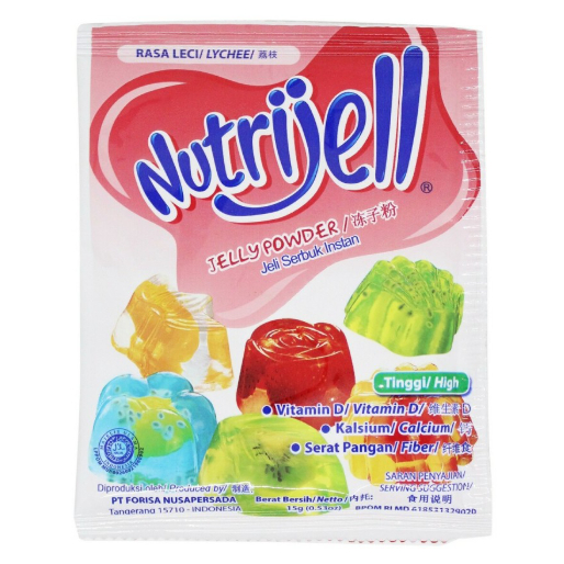 

Nutrijell Rasa Leci 15 gr