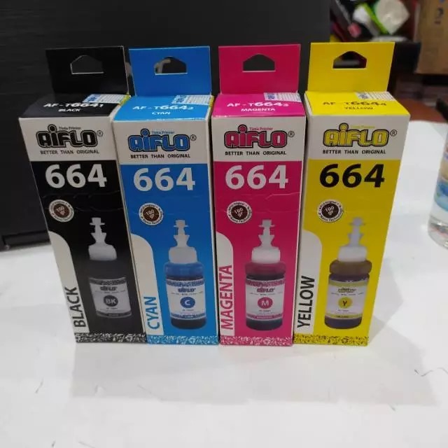 TINTA MERK AIFLO T664 UNTUK PRINTER EPSON L120, L200, L360, L365