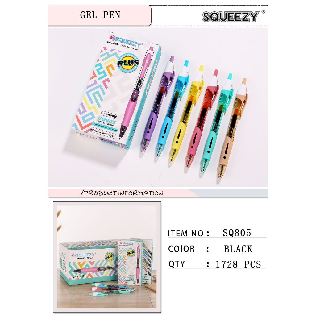 

Bolpen Cetek / Click Squeezy SQ 805