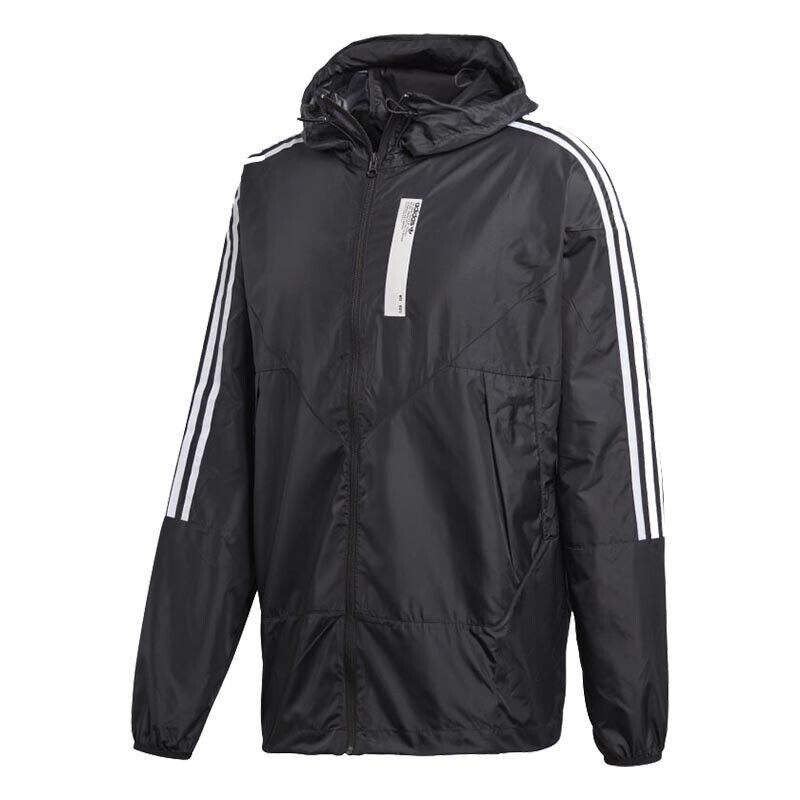 Jaket Outdoor Adidas NMD Karkaj Windbreaker Original Baru BNWT Hitam size XL-XXL