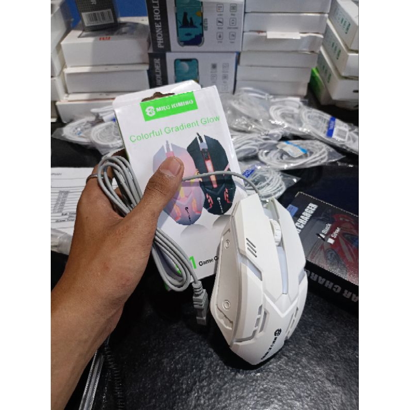 Mouse Gaming X1 Nuos LED RGB Rainbow