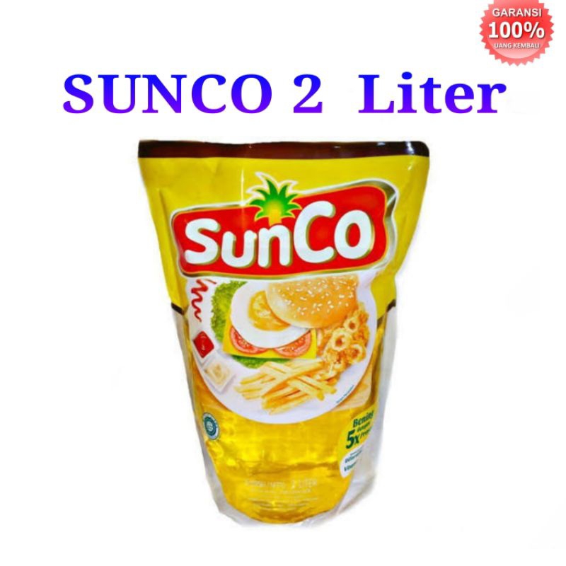 

sunco minyak goreng ukuran 2 Liter